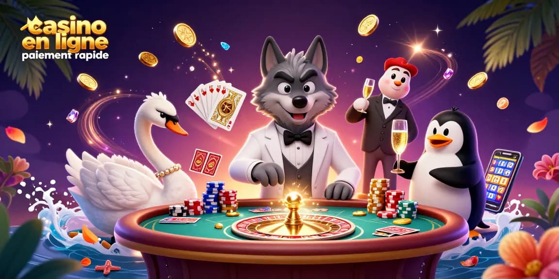Casino en ligne paiement rapide : Recevez vos gains en un temps record grâce à des retraits instantanés.