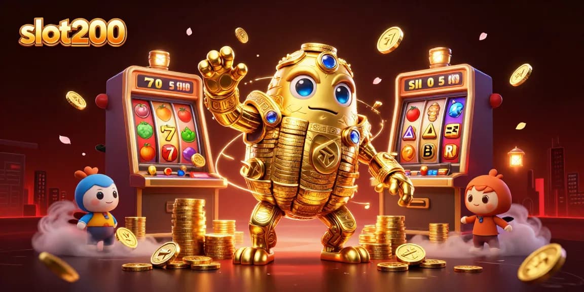 Engage with slot200 and win big with vibrant slot machines, golden coins, and dynamic jackpot counters.