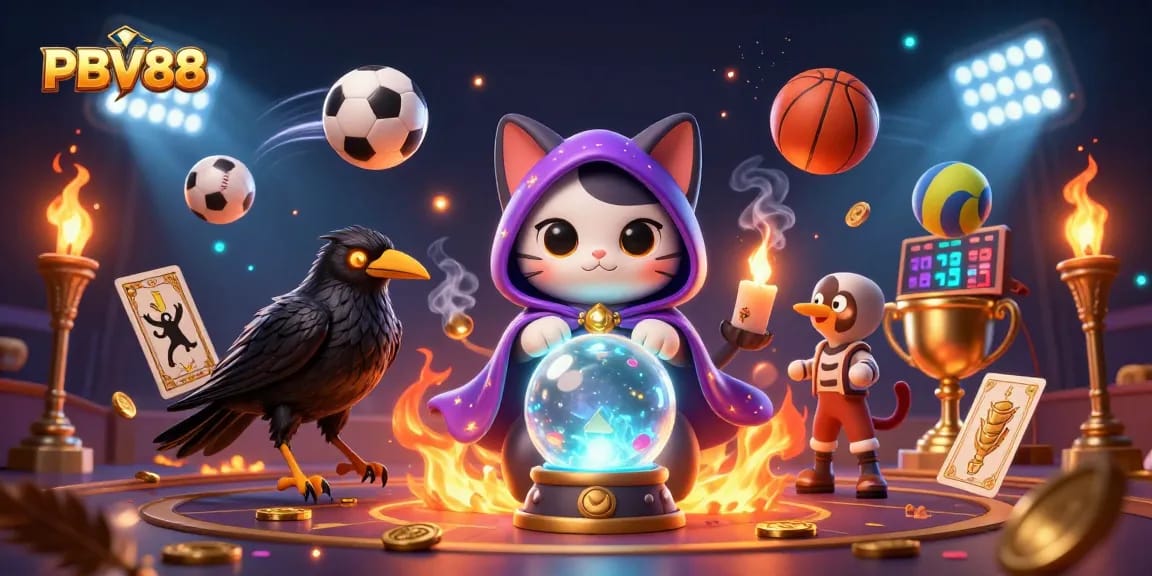 Engage in expert betting with PBV88 at this vibrant casino illustration showcasing thrilling gambling elements.