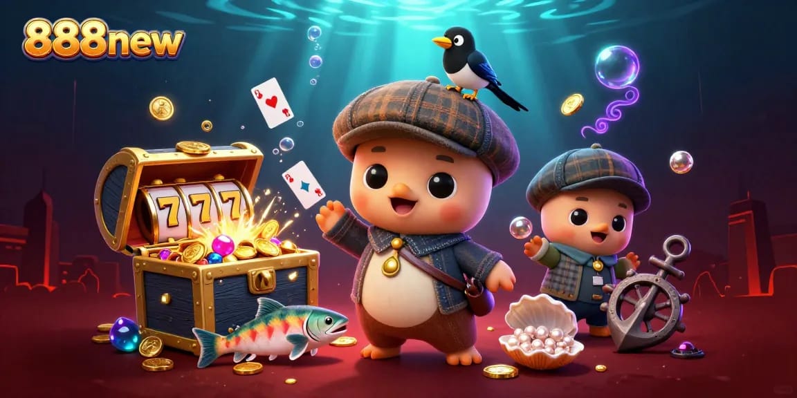 Engage with the 888new casino experience, featuring colorful jackpot slots and playful characters.