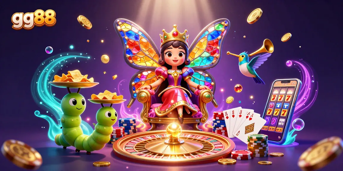 Play exciting casino games at gg88 with vibrant characters and dynamic gambling elements.
