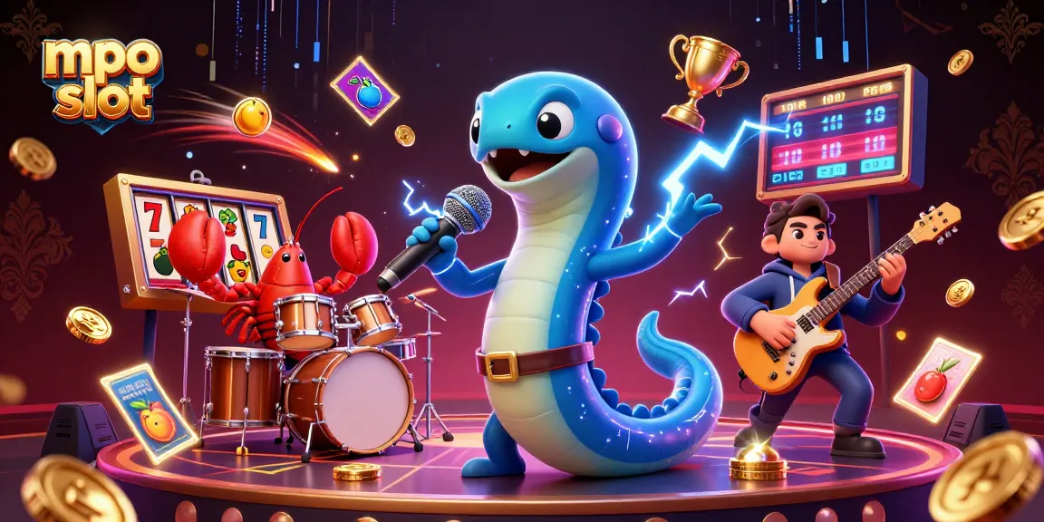 Experience thrilling gameplay with mpo slot amid vibrant casino elements and dynamic characters.
