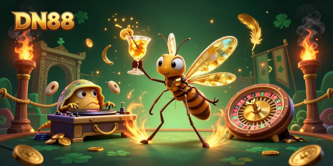 Experience thrilling wins at DN88 with a dynamic casino atmosphere featuring unique characters and exciting game elements.