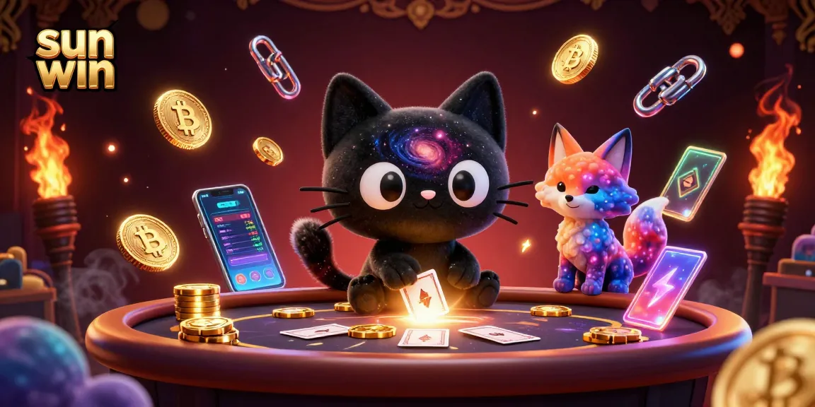 Engage in thrilling cosmic gaming with sun win's vibrant 3D casino universe.