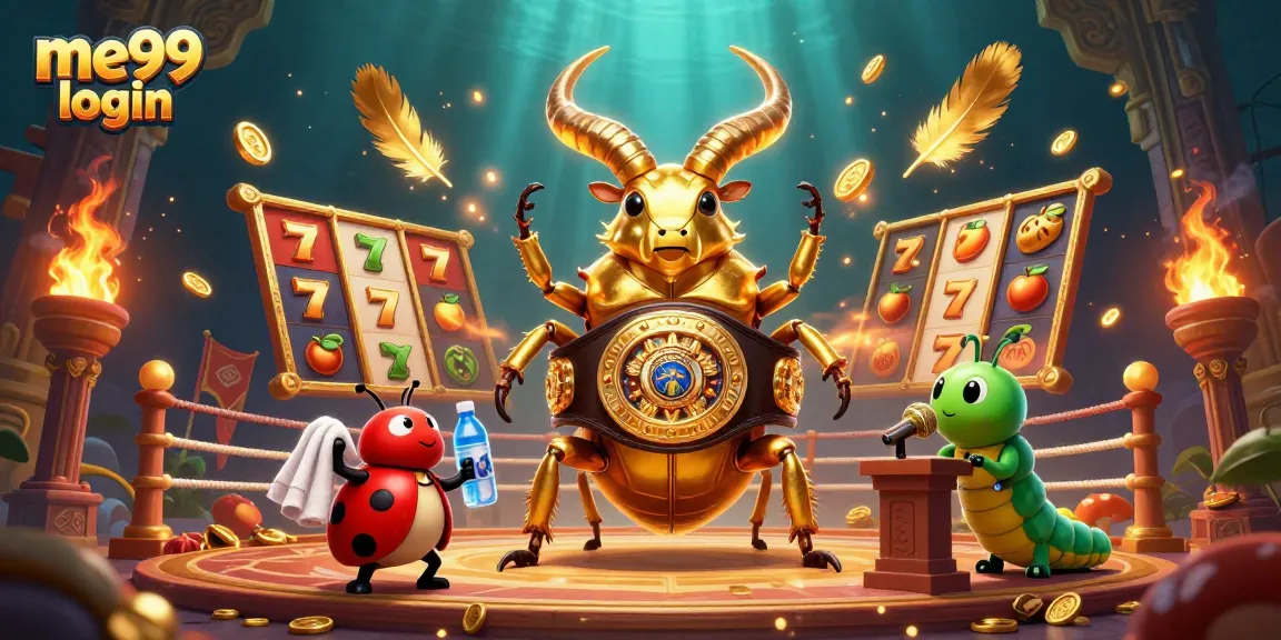Experience the excitement of me99 login with dynamic visuals from a casino world featuring vivid characters and gaming elements.