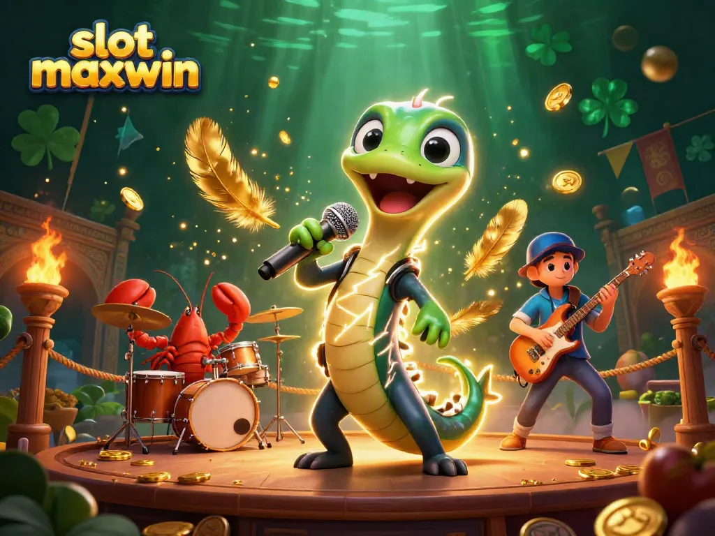 Experience the thrill of slot maxwin with dazzling underwater casino action and vibrant characters!