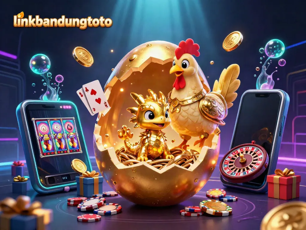 Create exciting gameplay experiences at linkbandungtoto with vibrant visuals of golden fortune and dynamic gaming symbols.