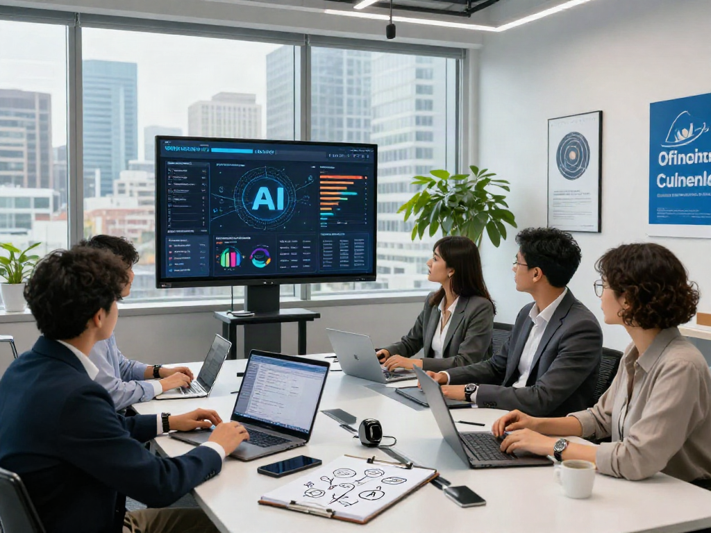 Team collaboration using crush on ai for data analytics in modern workspace