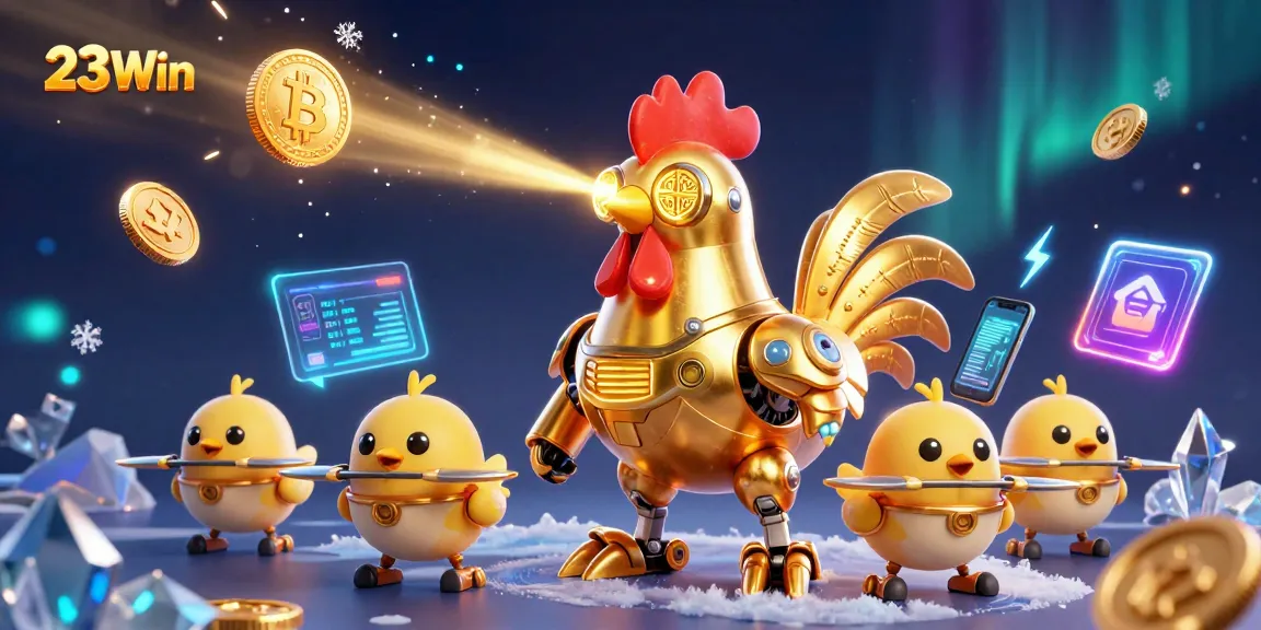 Experience winning strategies at 23Win with vibrant 3D casino elements in action.
