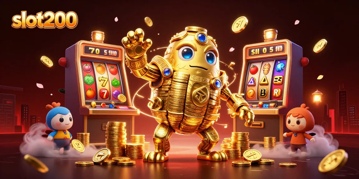 Engage with slot200 and win big with vibrant slot machines, golden coins, and dynamic jackpot counters.