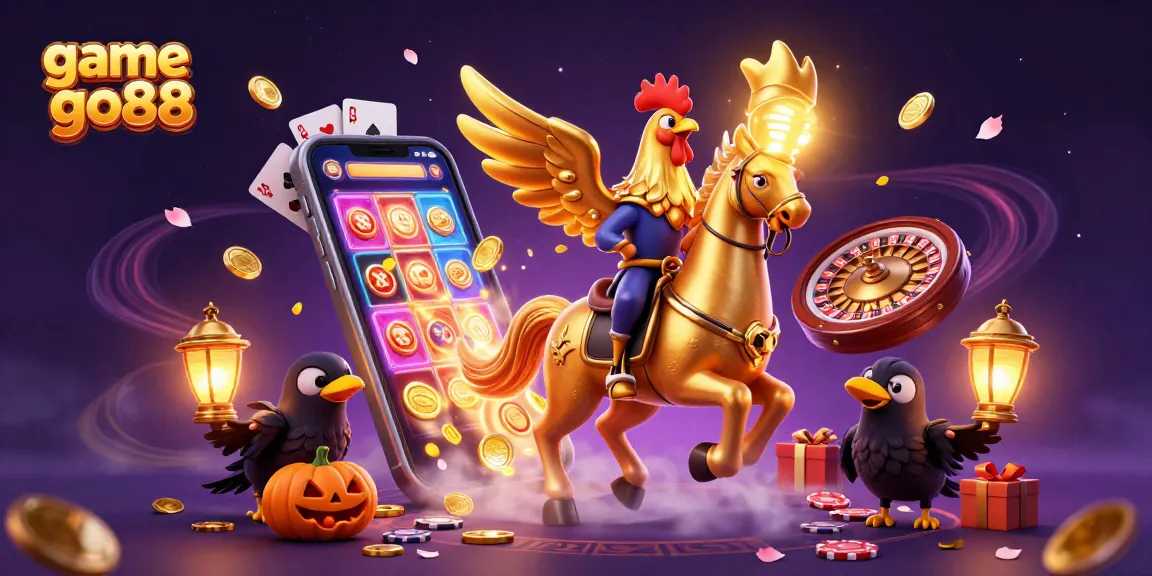 Experience thrilling action with game go88 through a mystical casino adventure featuring a golden rooster.