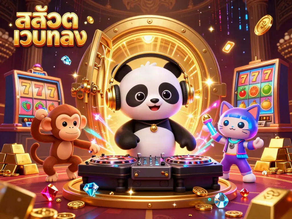 สล็อตเว็บตรง สนุกสนานกับ DJ หมีป่าที่เล่นเพลงในคาสิโนสุดเร้าใจ