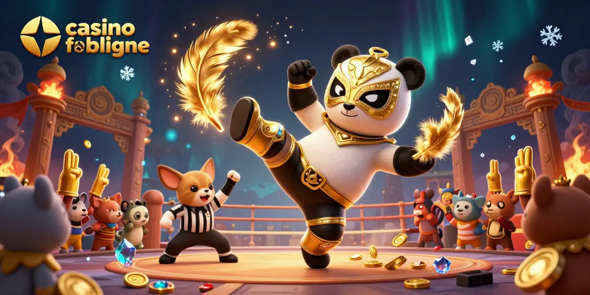 Un combat palpitant avec le panda professionnel masqué et le chihuahua arbitre dans un casino fiable en ligne.