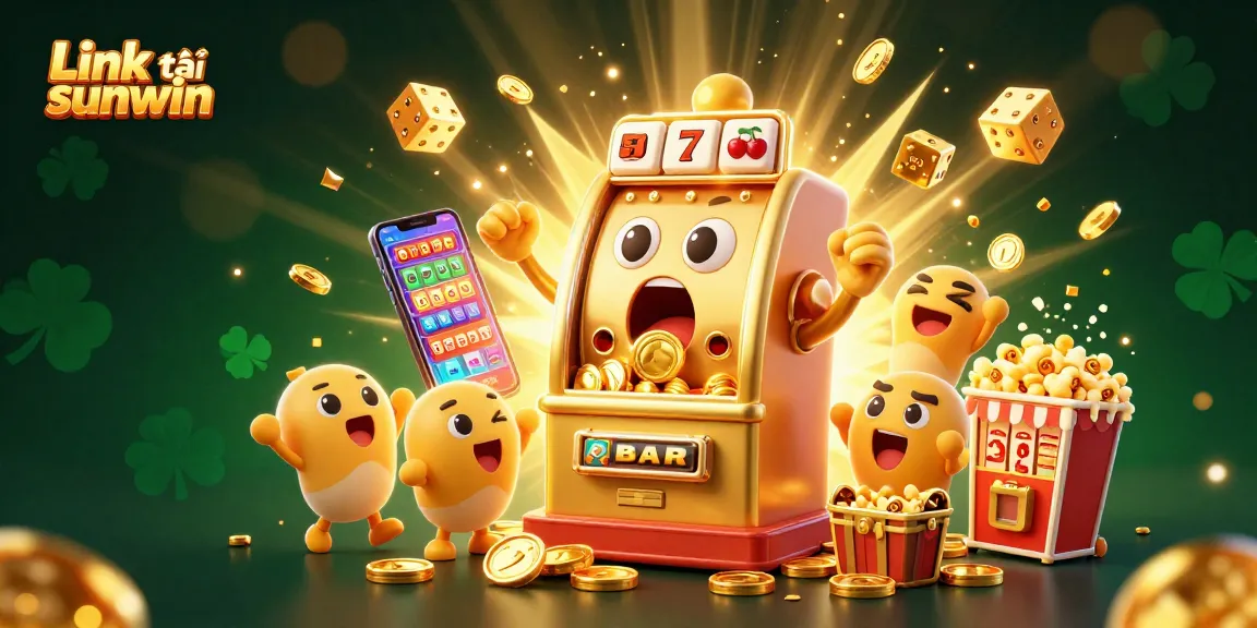 Experience excitement at Link tải sunwin with thrilling jackpot slots and vibrant casino elements.