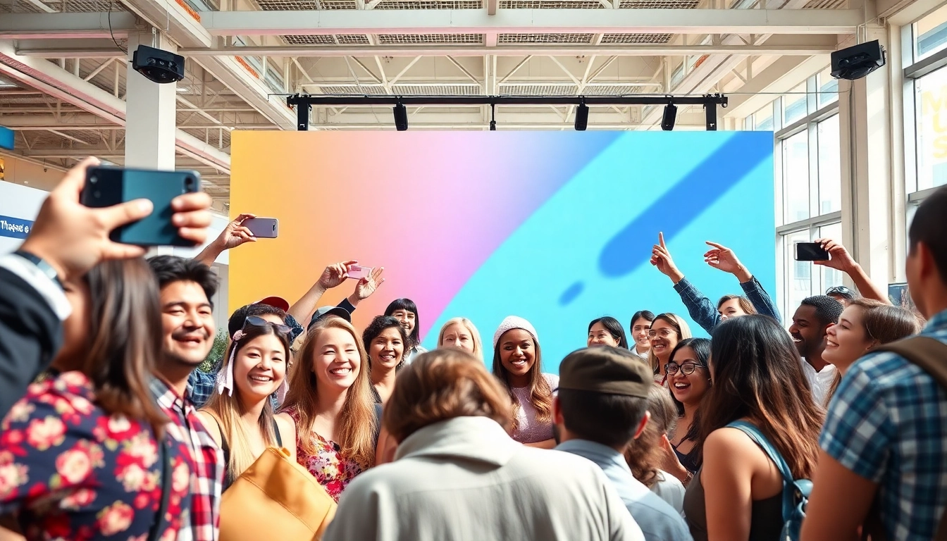 Experience an interactive photo wall that encourages fun selfies amongst friends and family.