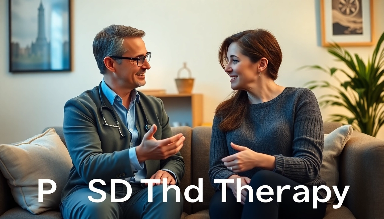 Enhance your understanding of PTSD Therapy with a supportive therapist in a calming environment.