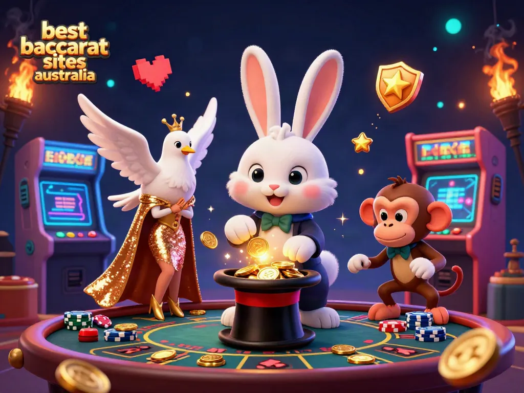 Experience the magic of winning at the best baccarat sites australia with colorful gaming elements and a whimsical vibe.