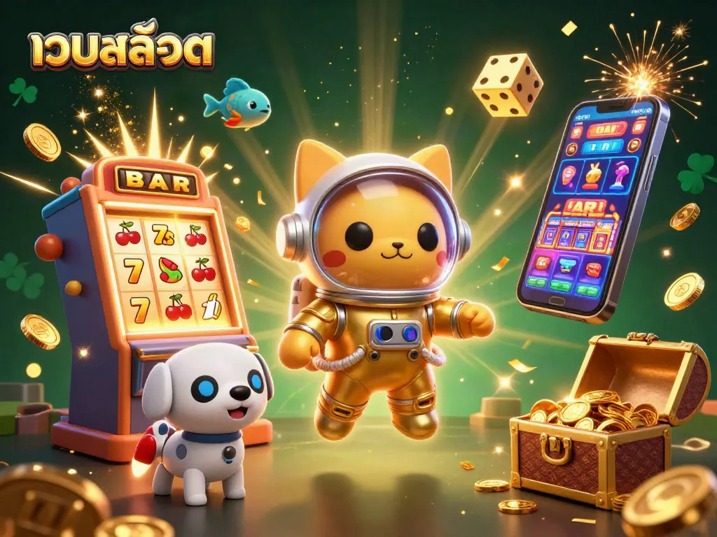 เว็บสล็อต สร้างความตื่นเต้นด้วยสล็อตแมชชีนที่ระเบิดออกมาพร้อมเงินรางวัลมากมาย