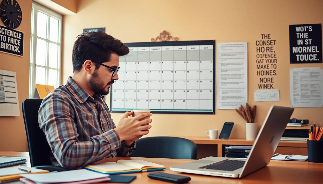 Enhance your ability to improve calendar productivity with a well-organized workspace.