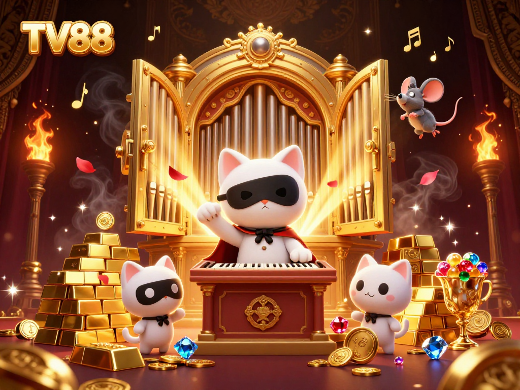 Experience thrilling gameplay at TV88 with dazzling treasures and exciting casino elements.
